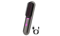 Portable Cordless Hair Straightener Brush