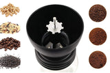 Manual Coffee Bean Grinder w/ Ceramic Burr and 2 Glass Jars