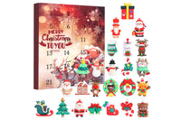 24 Day Christmas Advent Calendar Pendant Blind Box Countdown Set