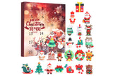 24 Day Christmas Advent Calendar Pendant Blind Box Countdown Set