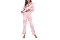 Print Satin Pyjamas Set