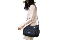 Women Shoulder Handbag Roomy Multiple Pockets Bag