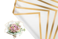 Flower Wrapping Paper Water-resistant Floral Bouquet Packaging Paper