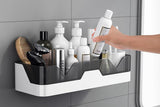 Wall Mount Kitchen Shower Caddy No Drilling Double Layer Shower Shelf