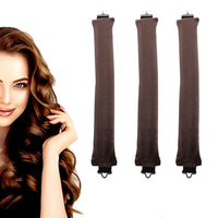 3Pcs Heatless Hair Curlers with Hook