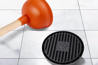 Universal Toilet Plunger Holder Drip Tray Bathroom Toilet Plunger Drying Pad