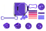 13Pcs Home Pilates Essentials Kit Yoga Ring and Ball Resistance Band Pilates