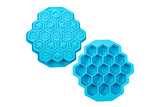 3-Piece 19 Cell Silicone Bee Honeycomb Cake Chocolate Ice Mould