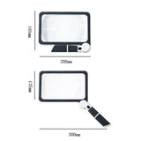 5X Magnifying Glass with Light Folding Handheld Magnifier