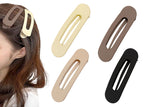 4Pcs Flat Claw Clips for Women Girls Large Lay Flat Hair Clips