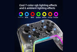 Transparent Wireless Gaming Controller Gamepad for Nintendo Switch
