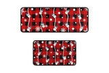 2Pcs Christmas Kitchen Floor Mat