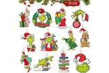 24PCS Grinch Inspired Christmas Tree Ornaments