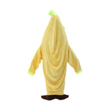 Wearable Banana Blanket Hoodie Sleeping Bag Banana Onesie