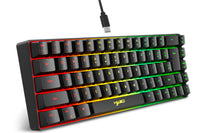 Mini Gaming Keyboard and Mouse Combo Wired K68 RGB Streamer