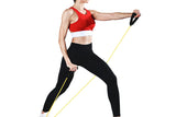 11Pcs Exercise Resistance Band Set Home Gym Fitness Elastic Tube