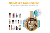 Large Barrel Drawstring Makeup Bag Travel Cosmetic Bag for Women