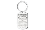 Inspirational Keychain to My Son Daughter Gifts from Mom Dad