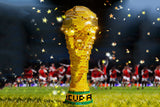 32cm 3800pcs World Cup Trophy Inspired Building Blocks FIFA World Cup Inspired Building Blocks Micro Mini Bricks