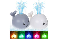 Baby Bath Toys for Kids Light Up Whale Bath Toys Sprinkler Bathtub Toys for Toddlers