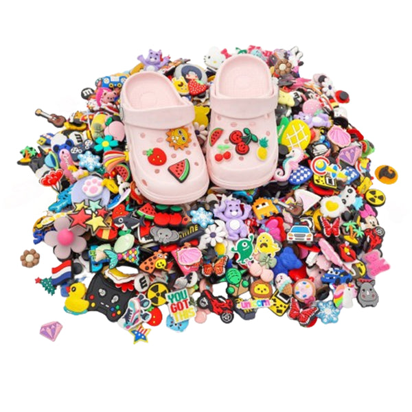 100Pcs Random Clogs Shoes Charms