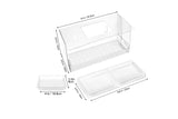 Clear Acrylic Window Bird Feeder Foldable Bird Feeder Box