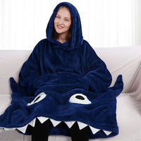 Hoodie Blanket Hooded Blanket Oversized Wearable Throw Blanket