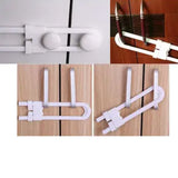 6Pcs Baby Proofing Sliding Cabinet Locks