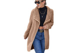 Teddy Fleece Midi Coat