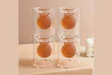 4Pcs Golf Ball Style Whiskey Glasses Thick Wall Drinking Cups