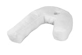 Side Sleeper Pillow with Ear Hole J Shaped Body Pillow