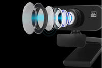 2K Webcam with Microphone USB Web Camera