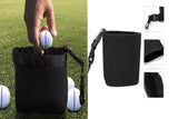 Golf Club Ball Cleaning Bag Portable Golf Club Wash Bag with Clip