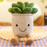 23CM Plush Stuffed Potted Succulent Emotional Support Toy