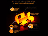 Minecraft inspired Cute Fox Night Light Decor
