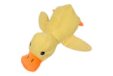 Anti-Chew Calming Duck Dog Toy Teeth Cleaning w/Quacking Sound