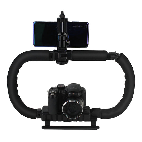 Foldable Camera Smartphone Stabilizer Handle Grip Handheld Video Rig