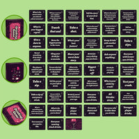 50 Sheets Fun Drinking Parties Game Cards