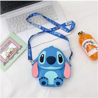 Stitch Inspired Crossbody Shoulder Bag Wallet Purse with Adjustable Shoulder Strap