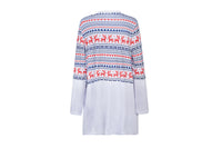 Women Christmas Printed Cardigan