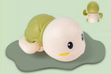 4Pcs Kids Wind-up Pool Bath Toy Dolphin Turtle Crab Duck