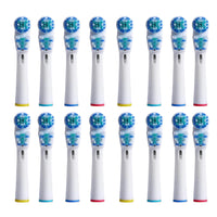 16Pcs Dual Clean Replacement Brush Heads Compatible with Oral-B