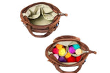 Corduroy Yarn Knitting Crochet Bag