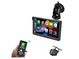 7-Inch Wireless CarPlay Display with AHD Backup Camera