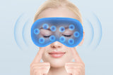 USB Heated Eye Mask with 3-Temp Settings & 6 Massage Modes Relief