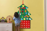 DIY Felt Christmas Tree Calendar Xmas Decoration