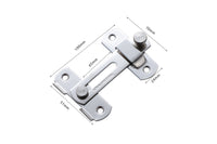 4Pcs Barn Door Latches Stainless Steel Barn Gate Flip Door Locks