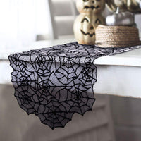 Halloween Decorations Kit Spiderweb Lace Covers Set Halloween Party Decors