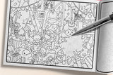 Set of 5 Cartoon Drawing Books Tracing Line Art Sketchbooks Coloring Books