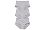 3Pcs Women Menstrual Period Underpants Nylon Panties Leakproof Briefs